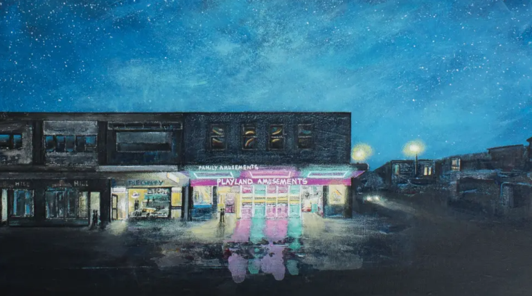 Diane Griffiths wins art award for Insert Coin To Begin painting