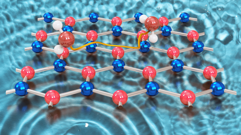‘Walking’ Water Discovery on 2D Material Could Lead to Better Anti-icing Coatings and Energy Materials