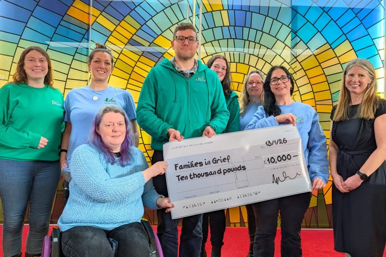 North Devon Crematorium Donates £10,000 to Local Bereavement Charity