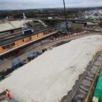 Beam me up: Key milestone for new M3 Junction 9 roundabout as beams to be lifted into place