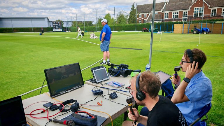University of Gloucestershire and England Seniors  Cricket join forces to provide live match coverage