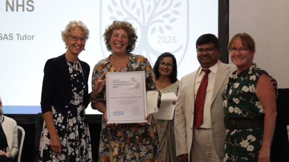 RCHT One of the First NHS Trusts to Receive National Award for Supporting SAS Doctors