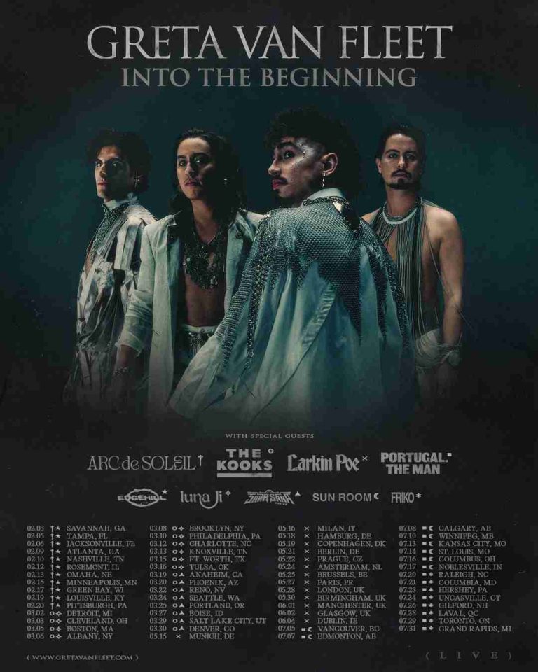 Greta Van Fleet Announce ‘Into the Beginning’ 2027 North American and European Tour
